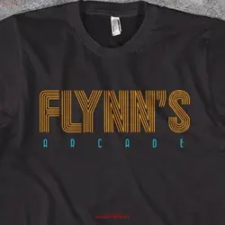 Tron T Shirt Retro Sci Fi Cult Classic Movie Flynns Arcade 80s Gaming s long or short sleeves