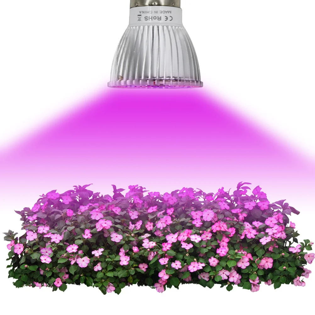 

Led Plant Growth Lamp Full Spectrum 30W E14 Grow Light For Indoor Plants Uv Red Blue Energy Saving Aluminum Heat Dissipation