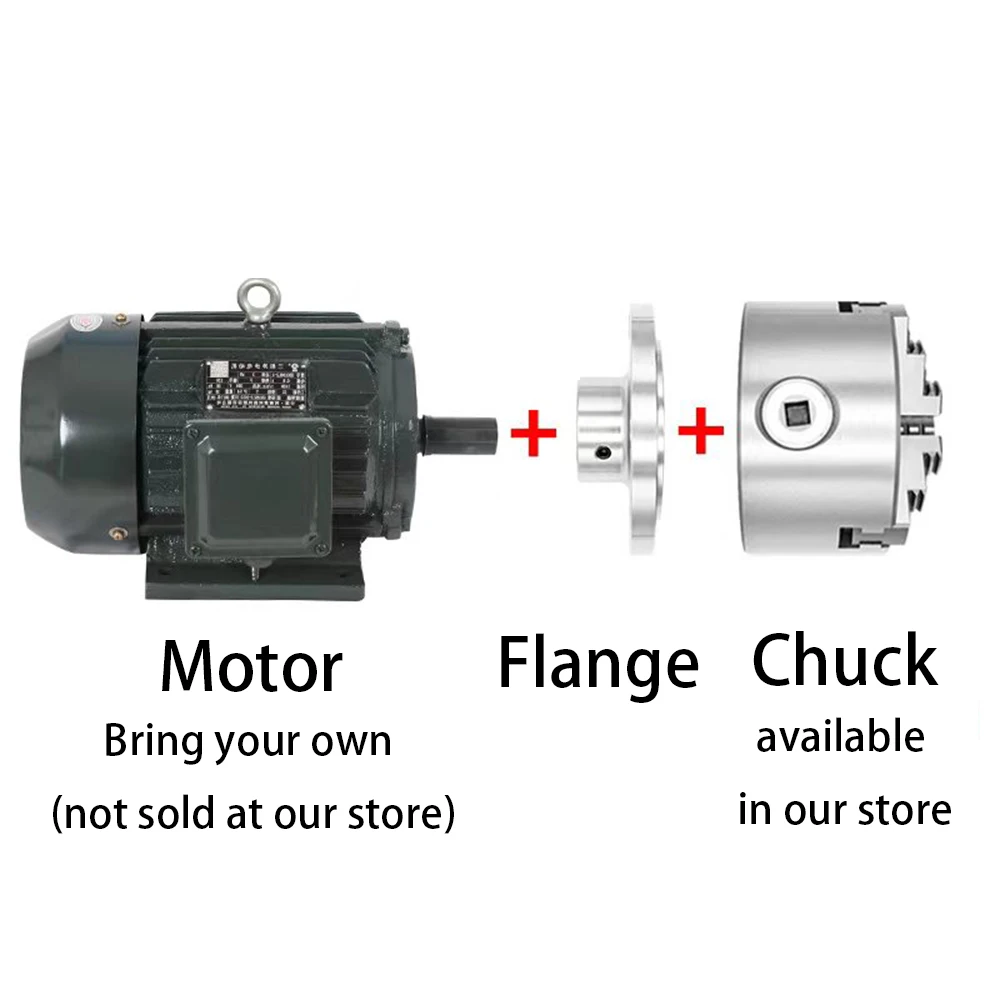 Imagem -03 - Rosca do Fuso Chuck Flange Placa Traseira Adaptador Base K1180 K1290 K72-80