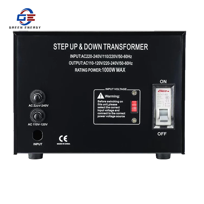 220V To 110V Voltage Converter 1000W 2000W 3000W 5000W Single Phase Step Up And Down Transformer