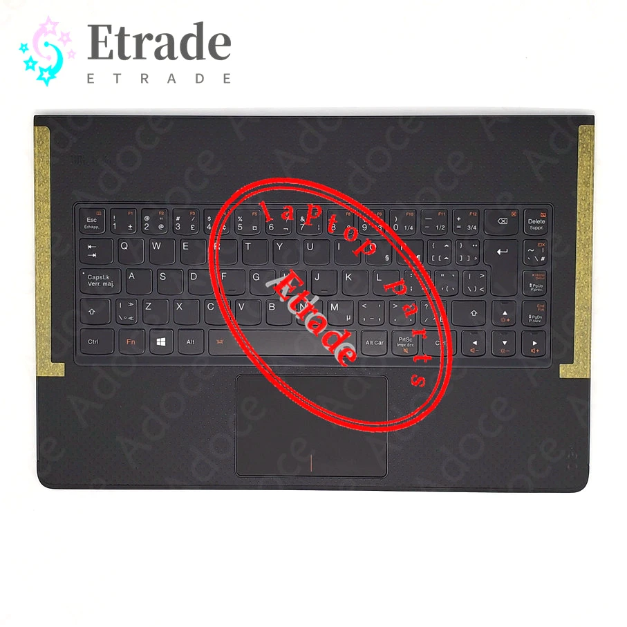 New Original For Lenovo Yoga 3 Pro-1370 laptop Palmrest Upper Case Touchpad With Backlit Keyboard 5CB0G97370