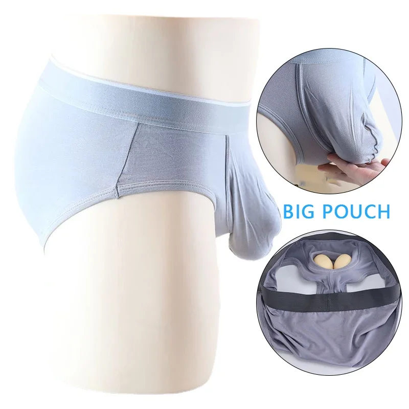 Man Bulge Pouch Underwear Big Egg Boxers with Amazing U-Convex Lingerie Modal Elastic Panties Enhancing Pack Underpants Slip New