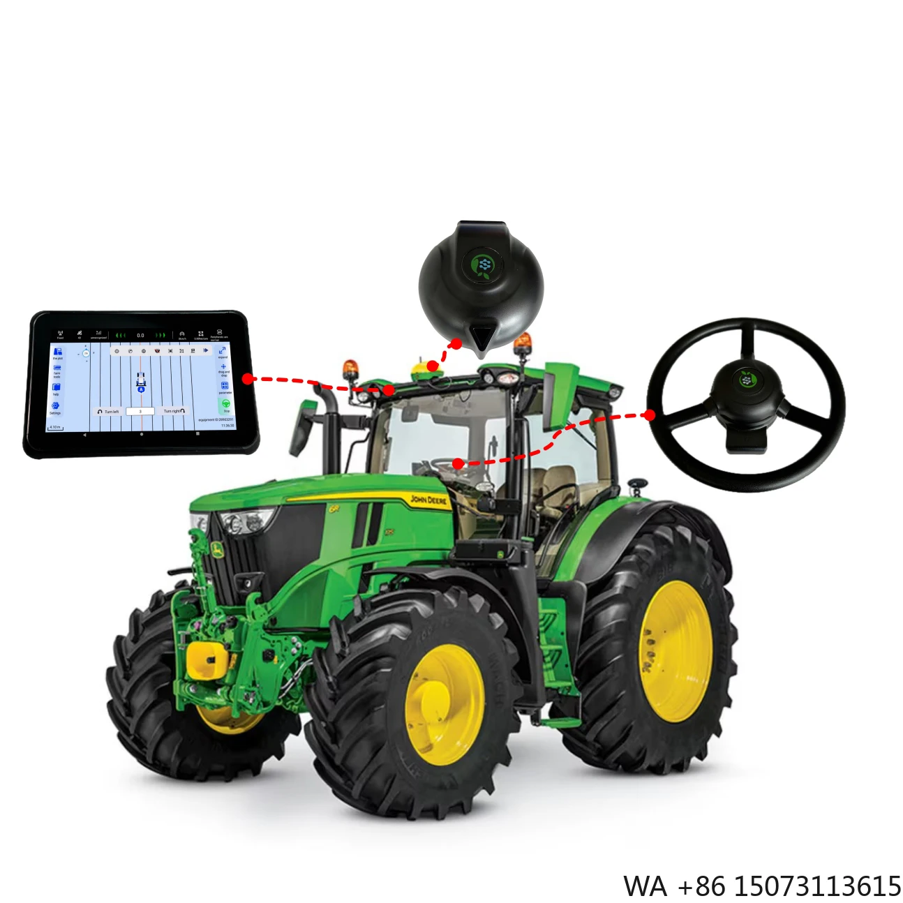 High Precision Tractor GPS Navigation - Automatic Steering System for Farm Use