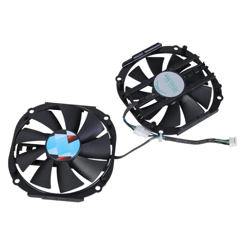 

2 шт., 95 мм, 4 ГБ, 2048SP, вентилятор охлаждения графического процессора для Yeston RX480 570 580, замена вентилятора лучшая