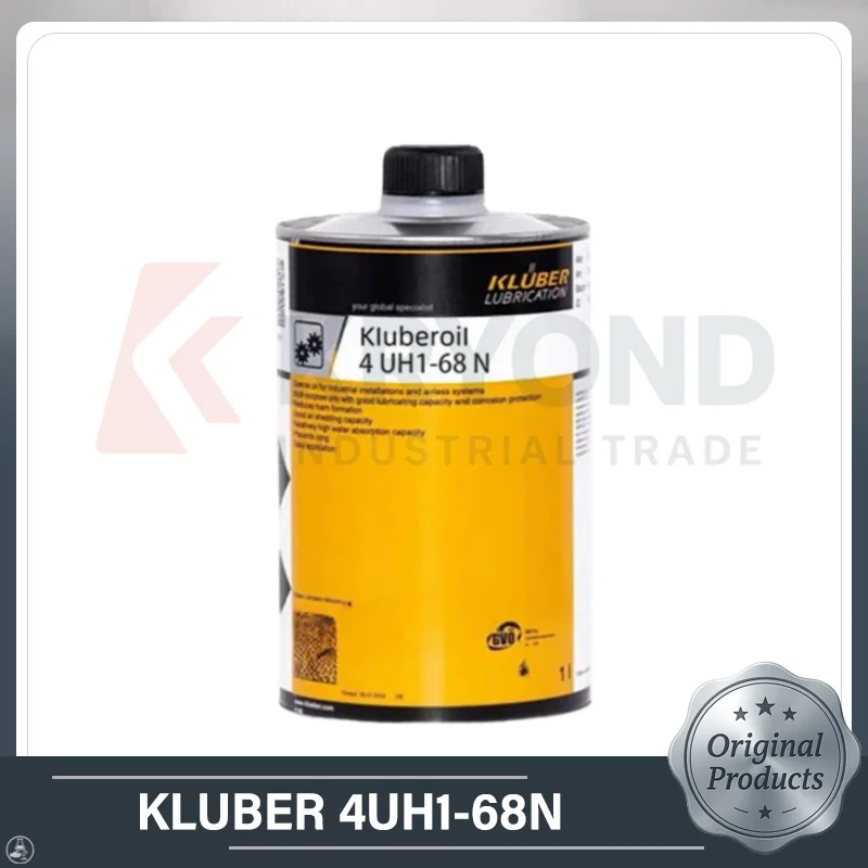 

1L Kluber 4UH1-68 N Lubricating Oil for Spindle Bearings Food Processing and Pharmaceutical Industry Equipment NSF H1 Grade
