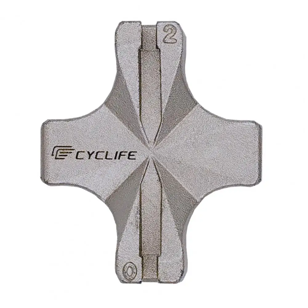 Bicycle Spoke Wrench Effective Disassembly Tool Impact Resistant Bike Spoke Tool Spoke Adjustment Wrench Spoke Wrench