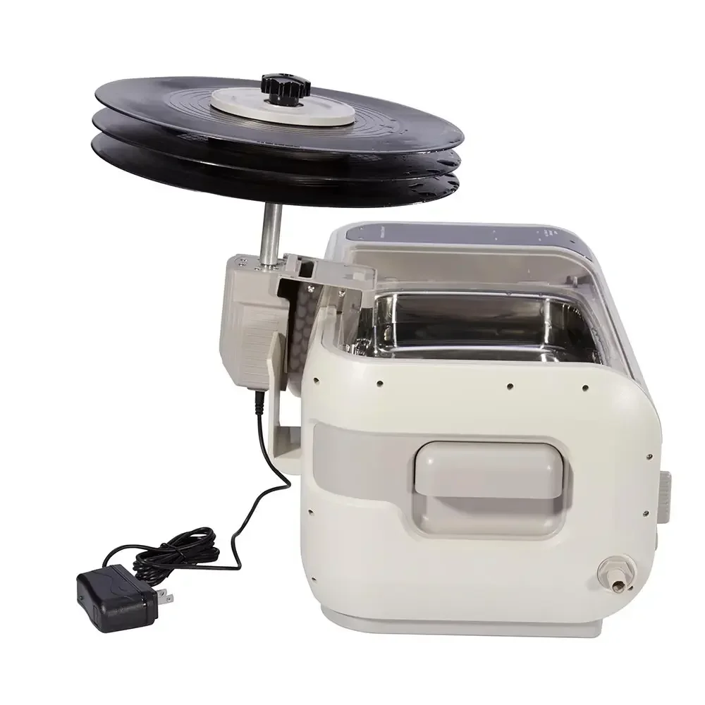 CD-4862 Digital 6L Capacity Ultrasonic Vinyl Records Cleaner 3 LP Holder Automatic Vinyl Record Cleaning Machine