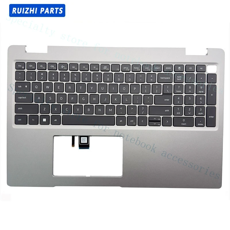 

A+ for Dell Latitude 5521 Precision 3561 Keyboard C-Cover with Backlit Keyboard 01V6HD