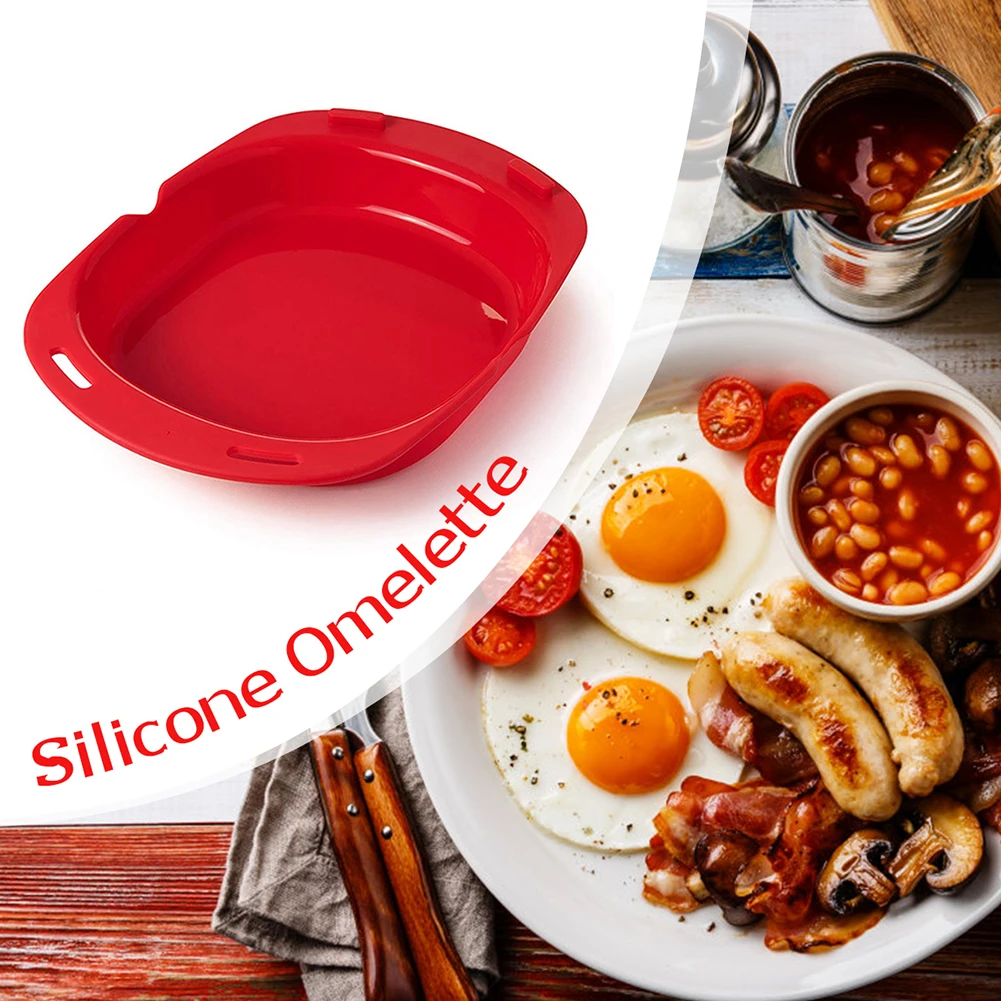 

F5 Microwave Oven Silicone Omelette Mold Cooking Accessories Silicone Omelette Maker Egg Pancake Mold Mcmuffins Bread Roll