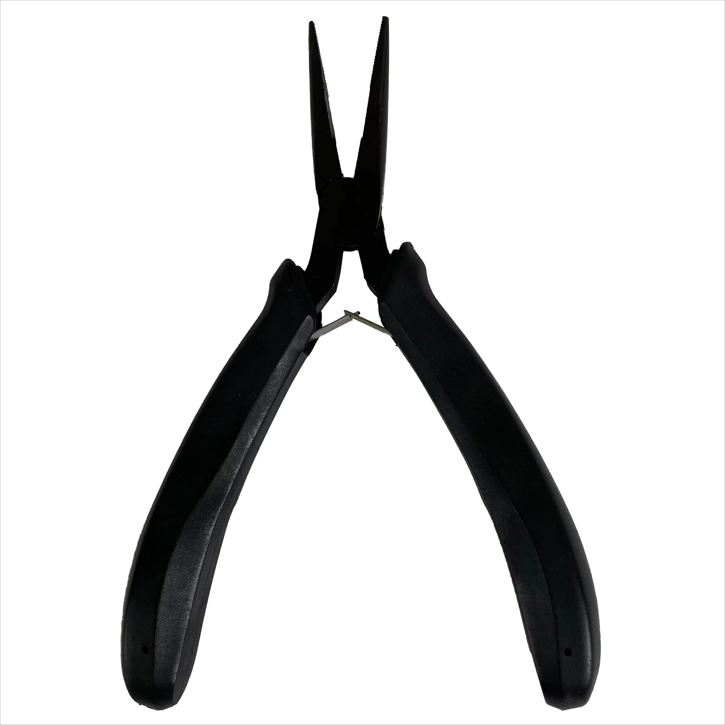 Industrial Grade High Carbon Steel Metric Serrated Long Nose Pliers Comfort TPR Handle Multi-Functional OEM Available