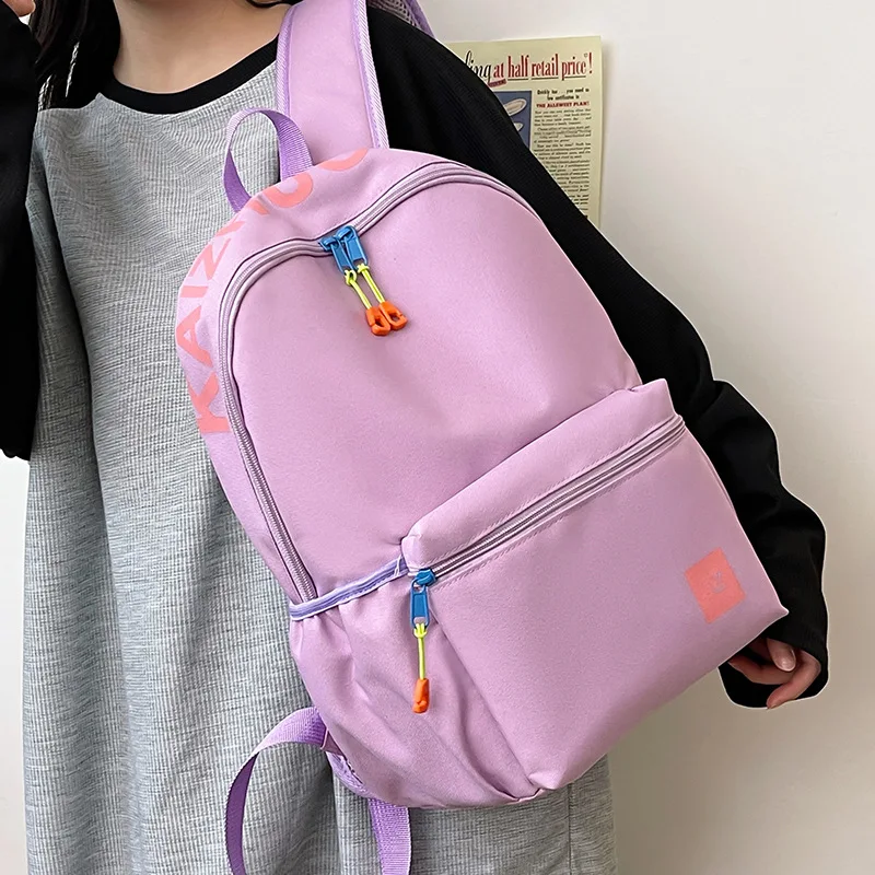 student ins trendy,  casual, simple, large capacity backpack, junior high school student, high school student, travel backpack