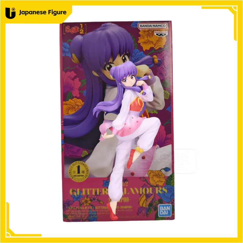 

In Stock Bandai Original Spirits Banpresto Glitter & Glamours Ranma 1/2 Shampoo Collection Series Model Cartoon Character Garage