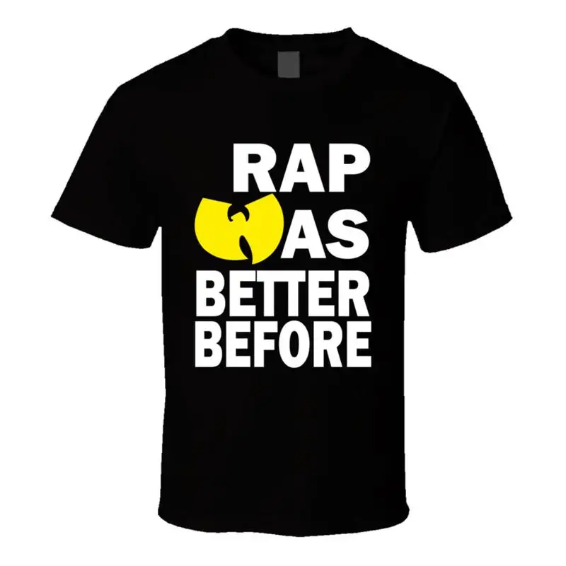 

Рэп был лучше перед футболкой с круглым вырезом