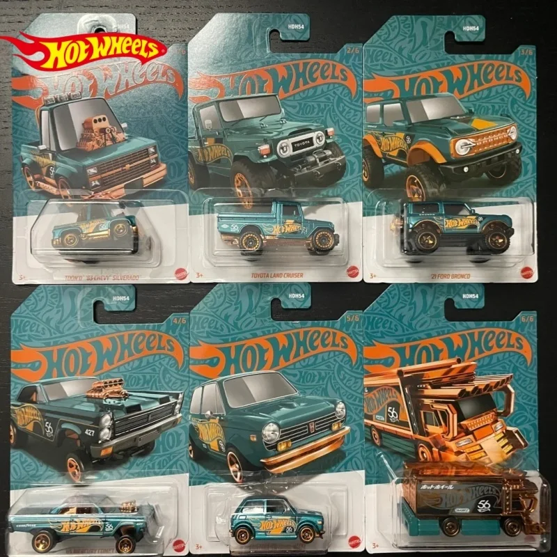 

New Hot Wheels 56th Anniversary Raijin Express Limited Edition Special Collection 1/64 Diecast Car Model Toy For Kids HDH54