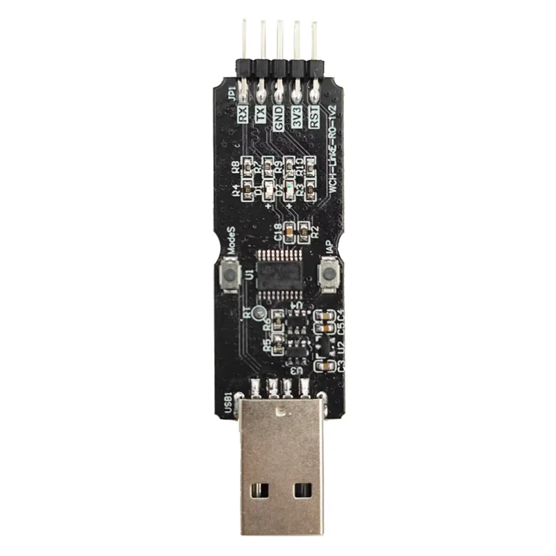 Well Made-WCH Linke CH32V003 EVT MCU Загрузка Отладчик RISC-V Архитектура Интерфейс MCU/SWD ARM Чип 1 последовательный порт к USB-кану