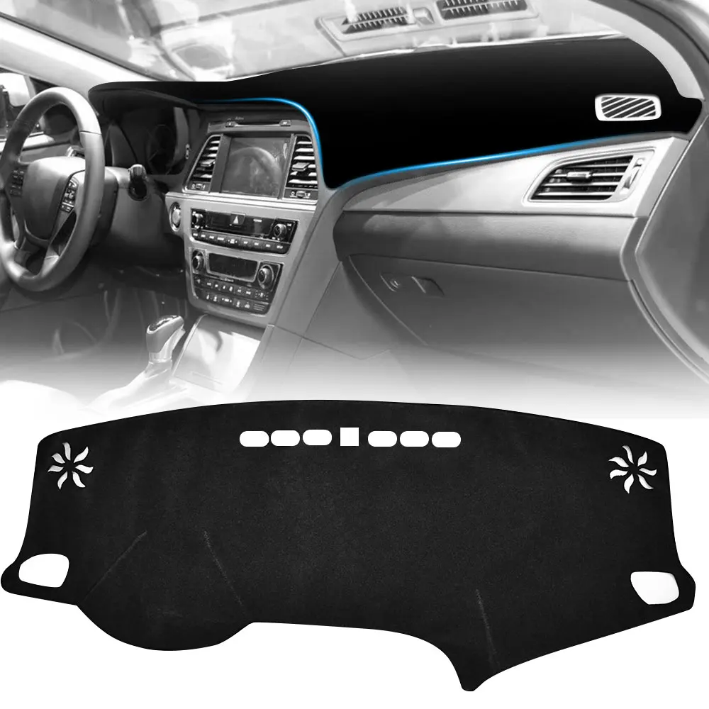 for Hyundai Sonata 2015 2016 2017 2018 2019 LF Dashboard Cover Protective Pad Dash Board Sunshade Anti-UV Carpet Car Accessories - Image 3