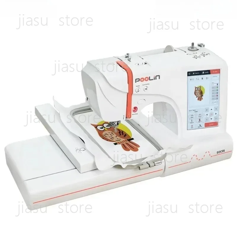 Poolin EOC05 Wholesale Multifunctional Automated High Q-uality Easy To Use Small Computerized Embroidery Machine with Good Price