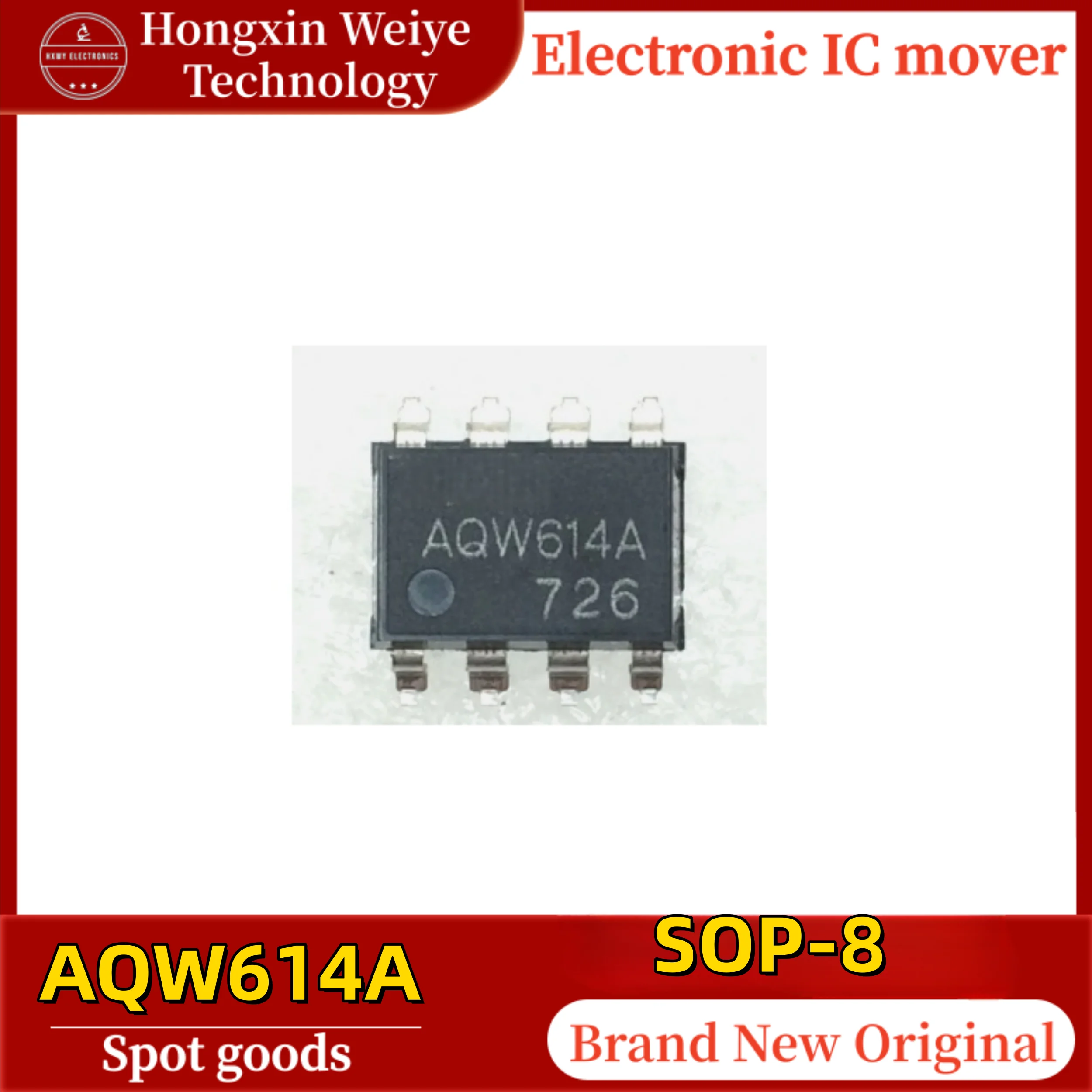 (5/10 pieces) AQW614A AQW614 SOP-8 Optocoupler IC Integrated Circuit Original Brand New In Stock Fast Shipping