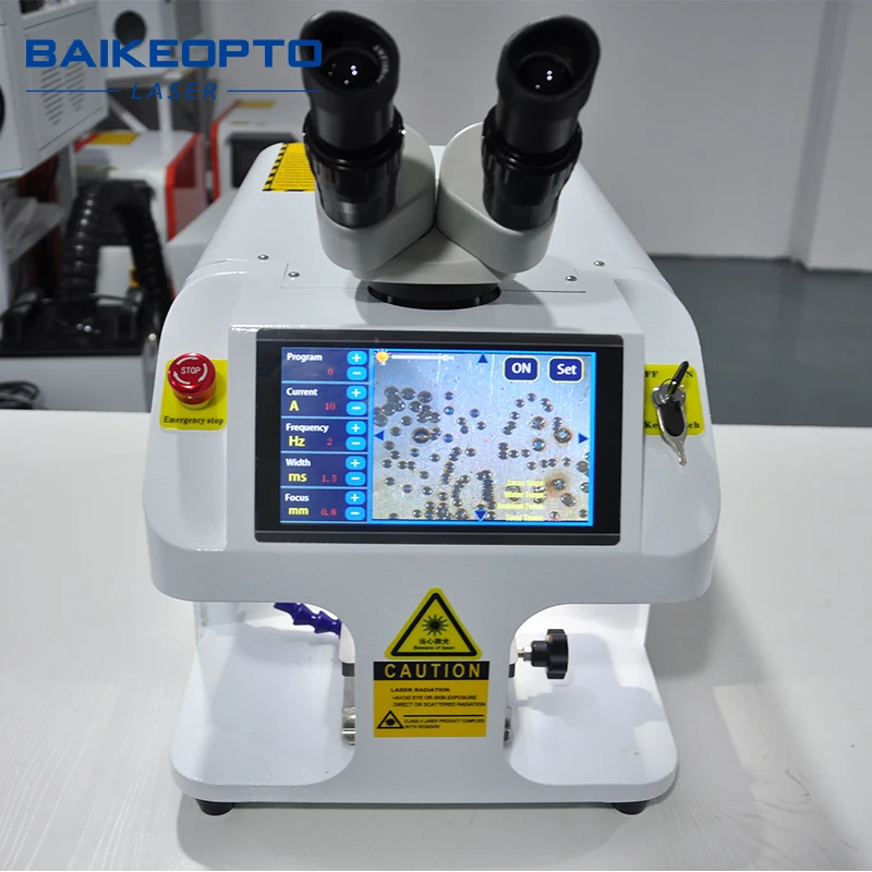 Mini Laserlasmachine 100W Draagbare Desktop Sieraden Laserlasser Sieraden Reparatie Goud Zilver Lasser Met Ingebouwde CCD