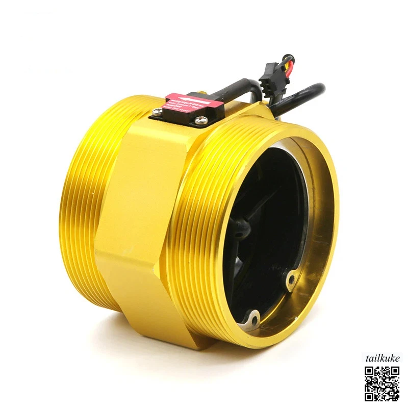 

DN80 Liquid Flow Meter, Water Flow Sensor, 3-inch External Thread Metal Turbine Flow Meter