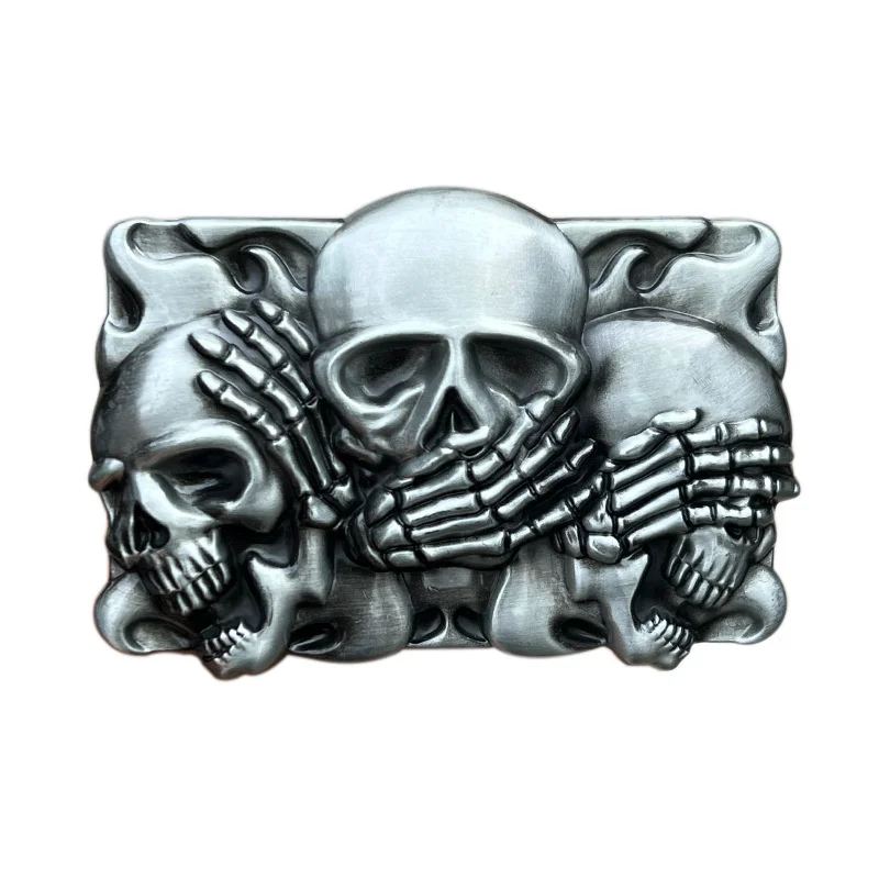 Retro punk personality belt buckle Western style