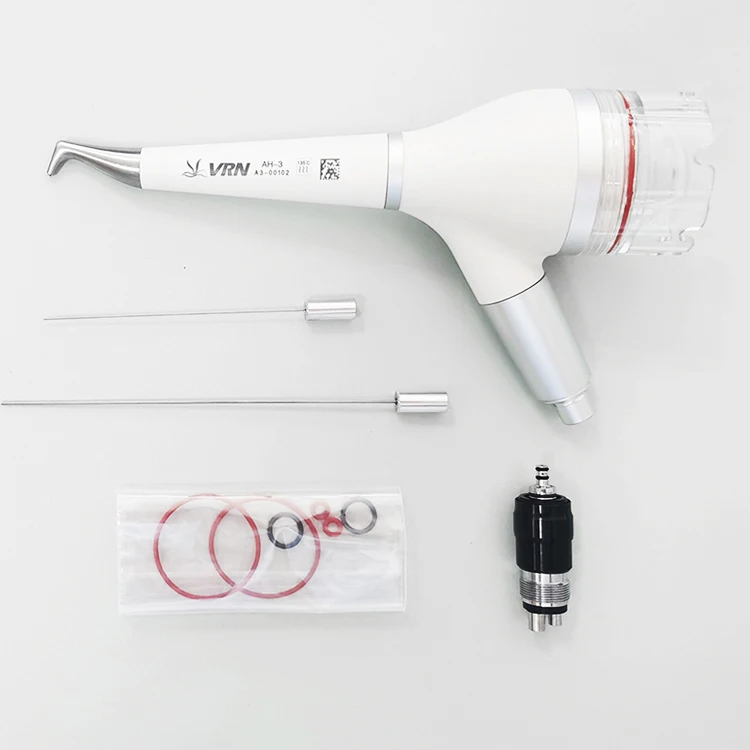 

High Quality VRN DP-10 Air Master Dental Sandblaster Quick Coupling Head Sandblaster 4 Hole Dental air Polisher Vacuum Machine