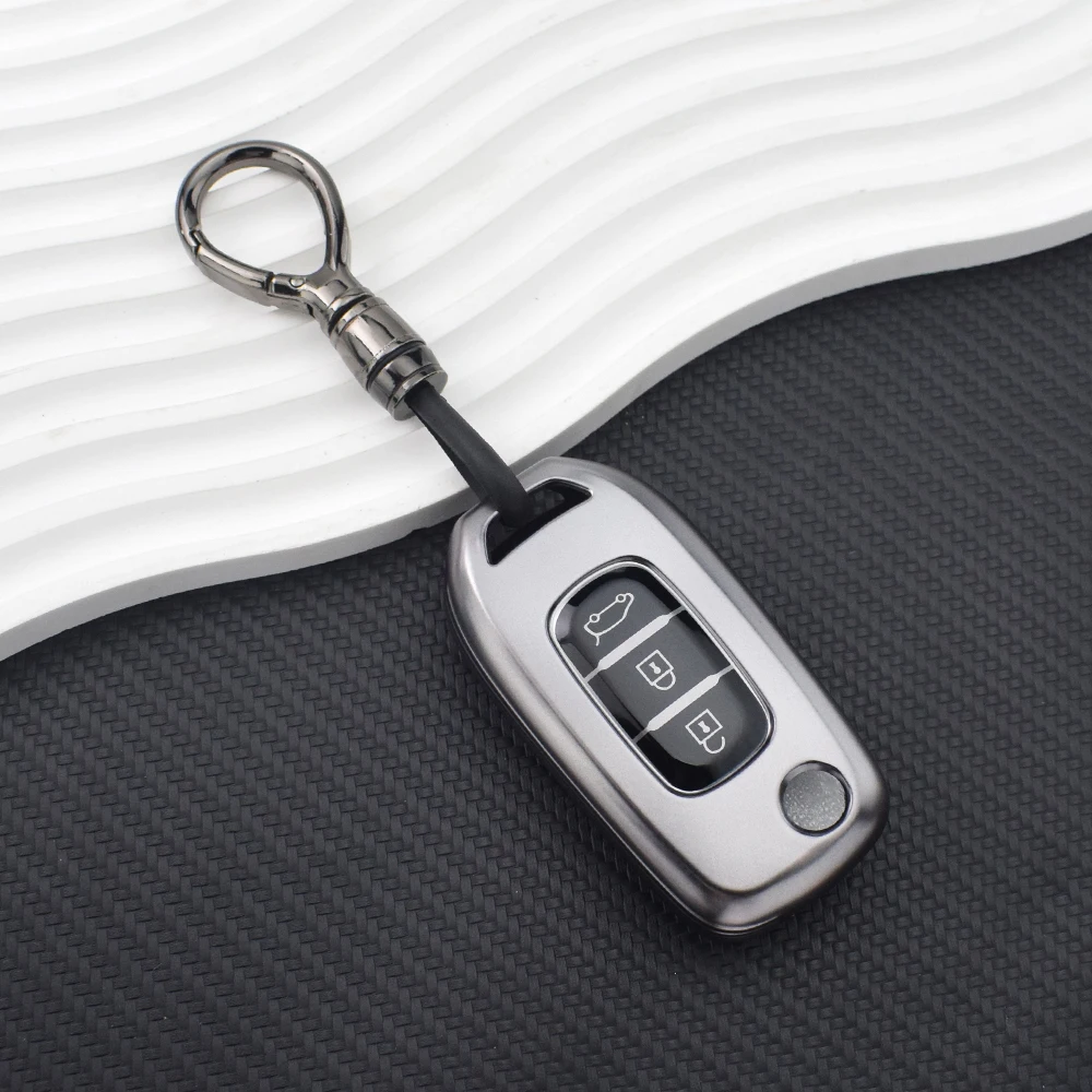 TPU Flip Remote Car Key Case for Renault Kadjar Captur Megane 3 Symbol Logan 2 Sandero 2 Dacia Duster CWTWB1G767 Protector Cover