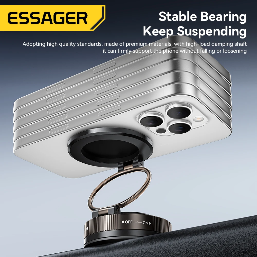 Essager 360° Magnetic MagSafe Phone Stand Foldable Adjustable for iPhone 13/14/15/16 Pro Max 6