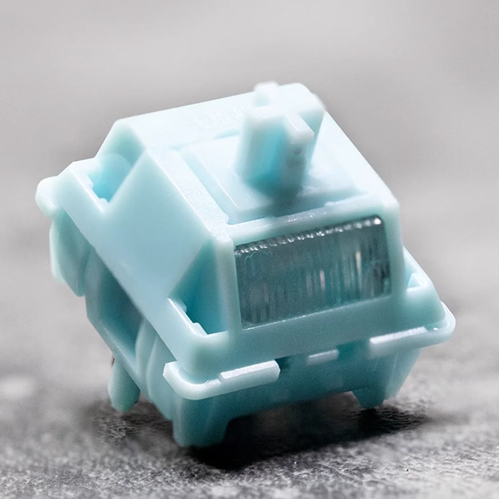 MMD Silent Blue Switch 5 Pins 43g Linear Mechanical Keyboard Hot Swap Kits Switches Alternative KTT For AULA F75 AJAZZ AK820