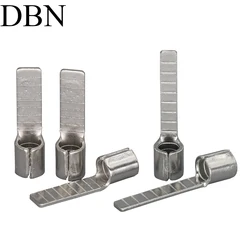 DBN1.25/2/5.5/8/14 Copper Brass Electric Wire Cable Splice Lug Circuit Breaker Plug In Pin Insert Connector Blade Crimp Terminal