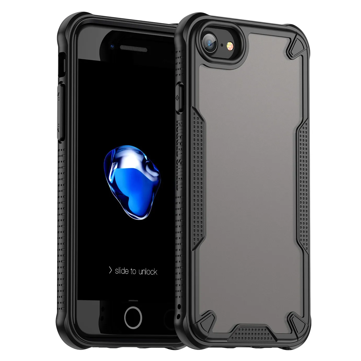 Capa fosca para iPhone SE 2020 2022, capa protetora transparente à prova de choque com bumper de TPU translúcido para iPhone 6/6S/7/8.