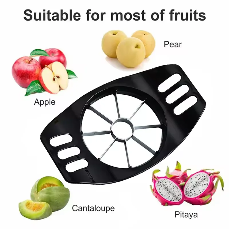 Stainless Steel for Apple Cutter Handle Divider Vegetable In Seconds Takes Cutting Fruit Tools The Core Removes Kitchen Tool - view 5