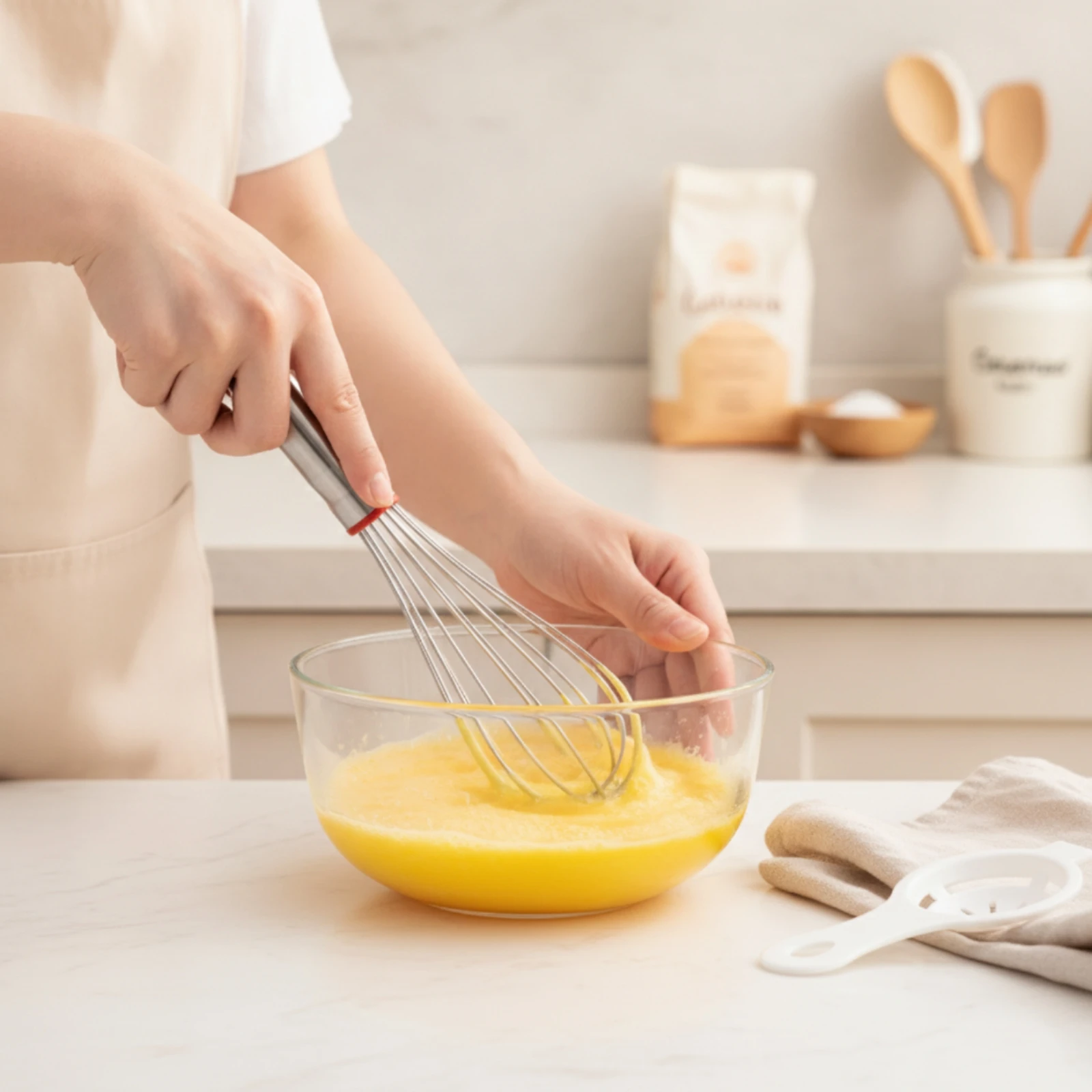 ที่ตีไข่แบบยืดหยุ่นพร้อมที่แยก - Egg Separator Tool บทวิจารณ์และราคา