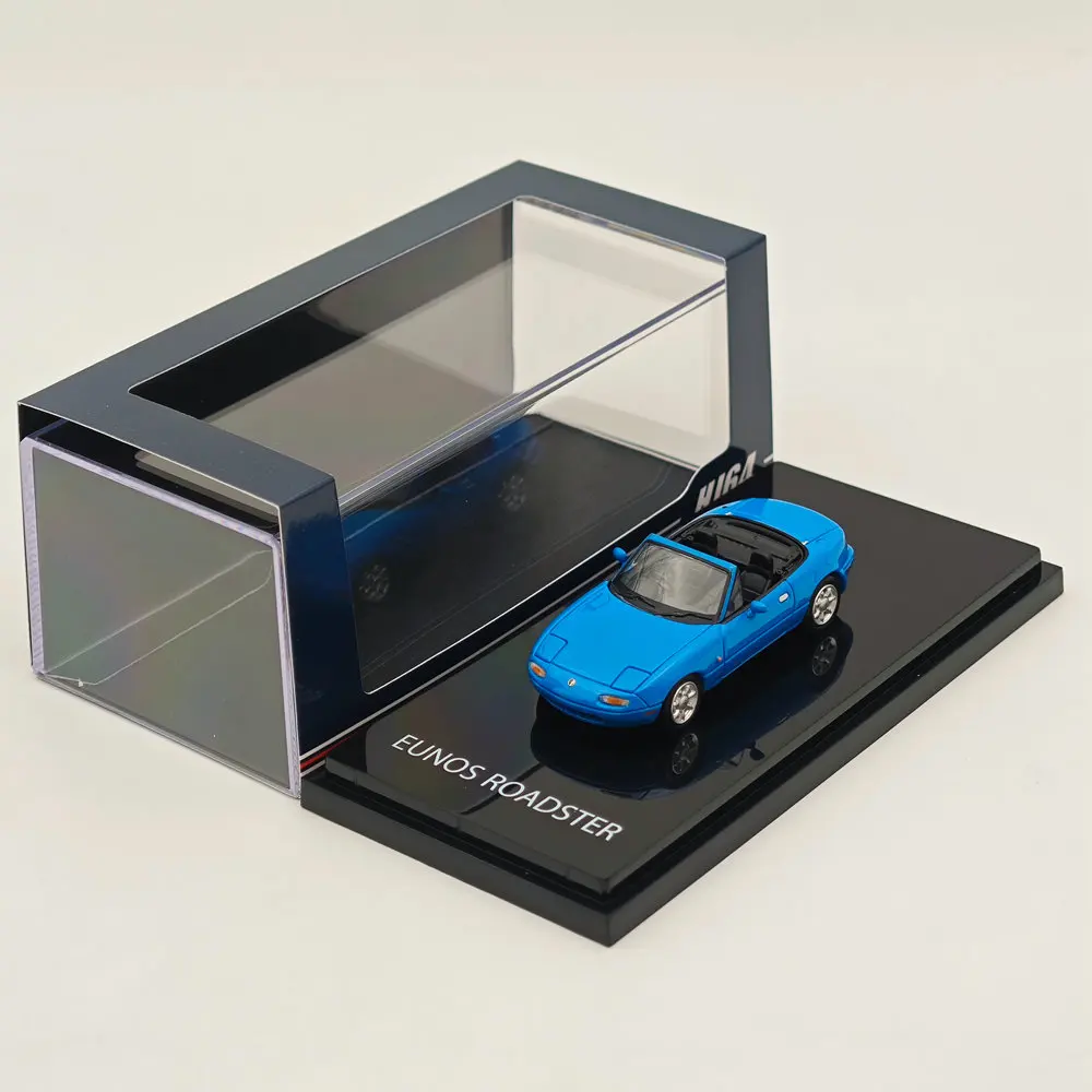 Hobby JAPAN 1/64 For EUNOS ROADSTER NA6CE WITH TONNEAU COVER Blue HJ642025ABL Diecast Models Car Limited Collection Toys Gift