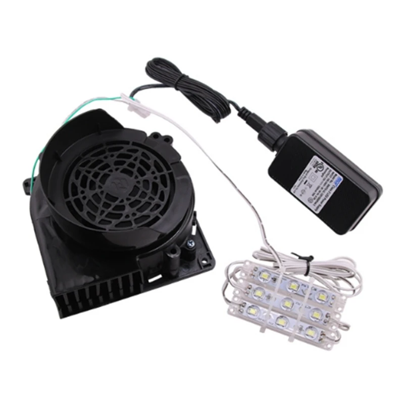 Soplador para inflables, ventilador, adaptador repuesto, luces LED para volar, Halloween, Navidad, inflables