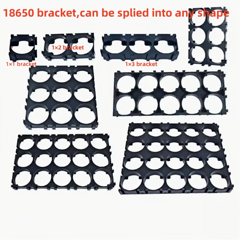 10-20PCS 18650 Battery Holder Bracket1x1/1X2/1X3 18.5mm Aperture Anti-Vibration Cylindrical Cell Storage Stand for DIY Battery