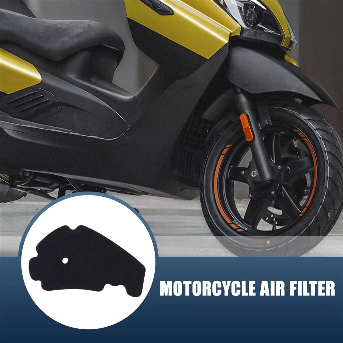 Super Sale Air Filter Sponge Elements for Piaggio Scooter 125Cc/200Cc/250Cc/300Cc/400Cc/500Cc Beverly MP3 Carnaby X7 X9 X10