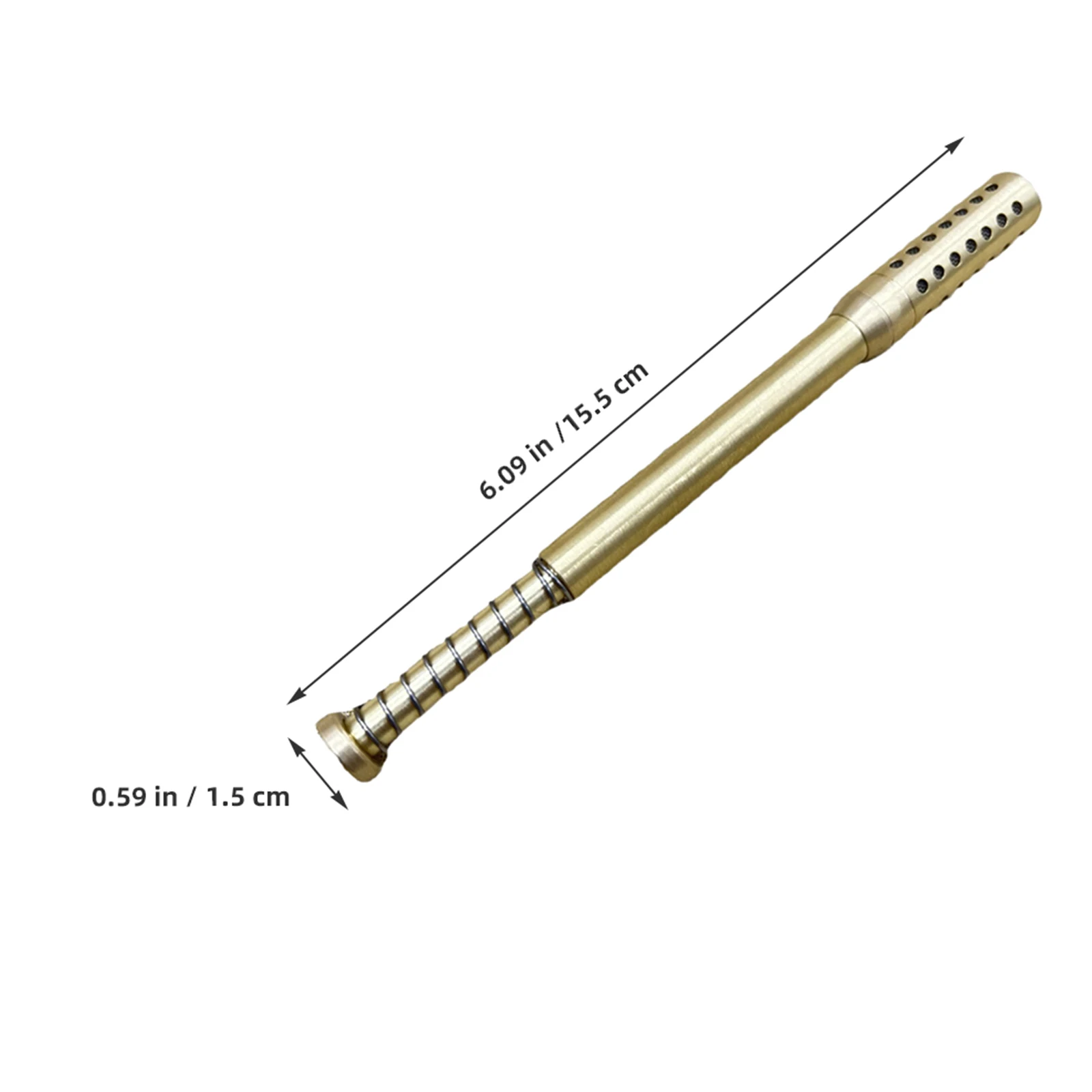 再利用可能な灸棒ポータブル灸ホルダー真鍮マッサージツールボディリラクゼーションサロン用品燻蒸療法