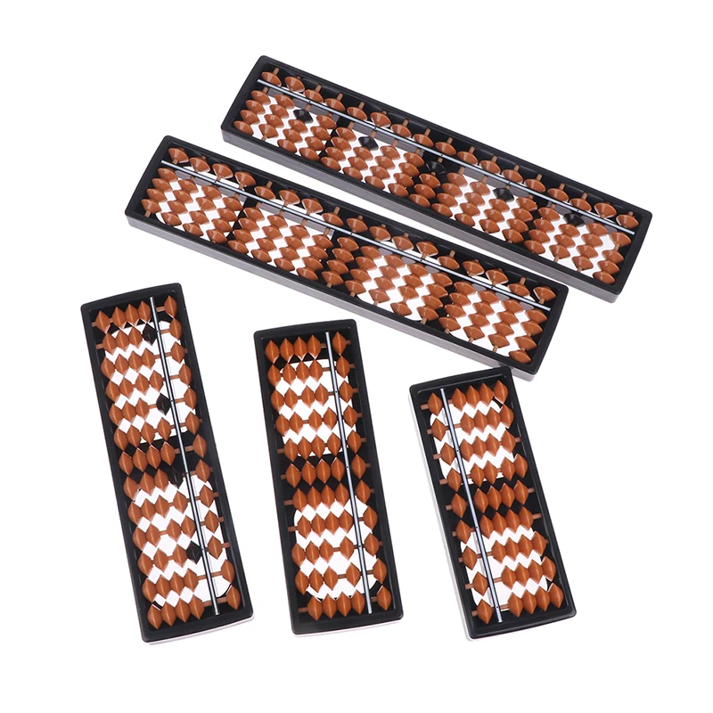 1pc Abacus Non-toxic Materials Arithmetic Soroban 9 11 13 17 Digits Kids Maths Calculating Tool Educational Toys Plastic Abacus