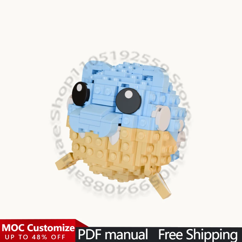 

272 детали, конструктор MOC «Милая мышка», модульный, развивающий, технологичный, модель для сборки, DIY, игрушка для мальчиков, подарок на день рождения