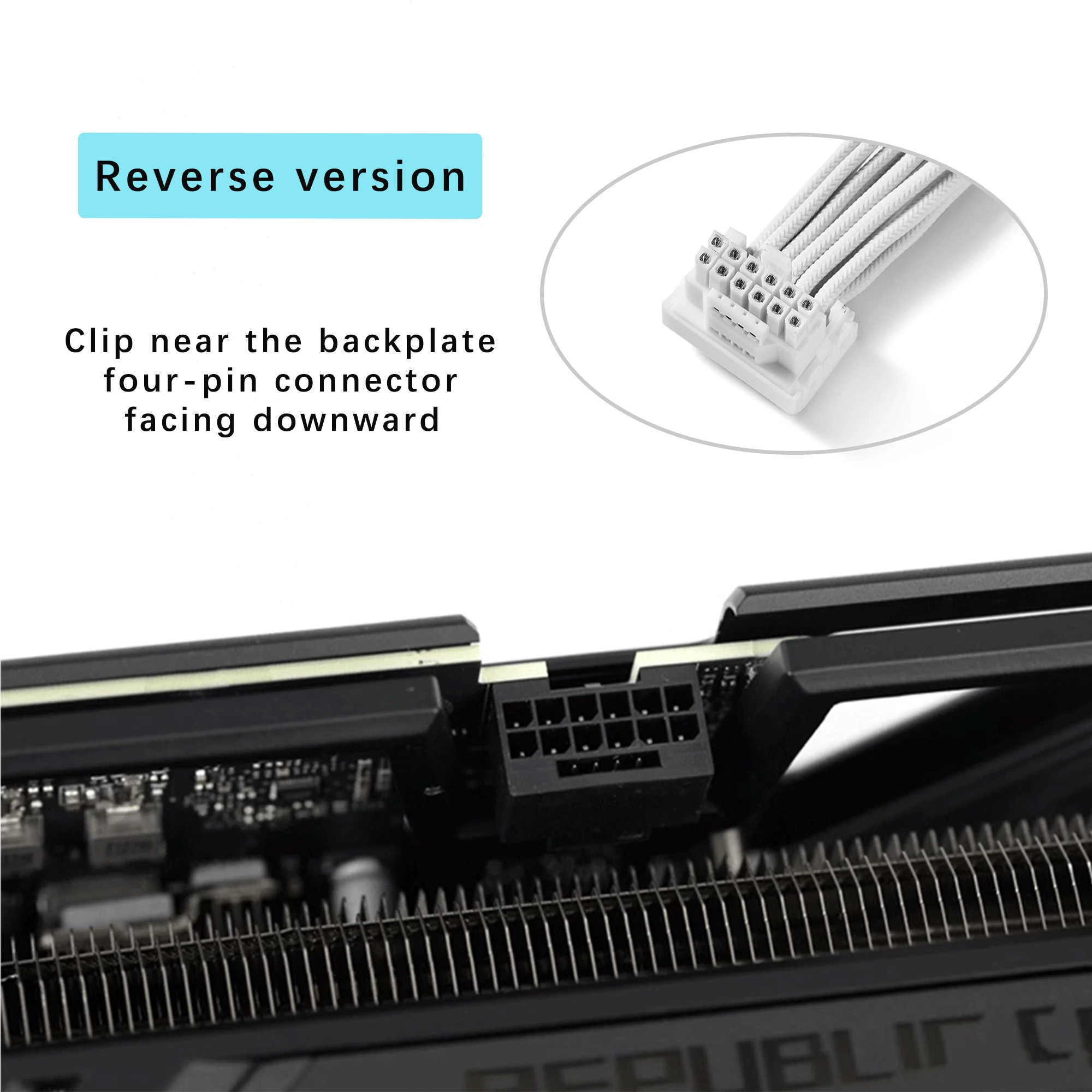 

Кабель Formulamod PCI-e 5.0 для RTX 4090TI/4090/4080TI/3090Ti, кабели питания 12VHPWR 16AWG «папа-мама», 90 ° Предварительный адаптер