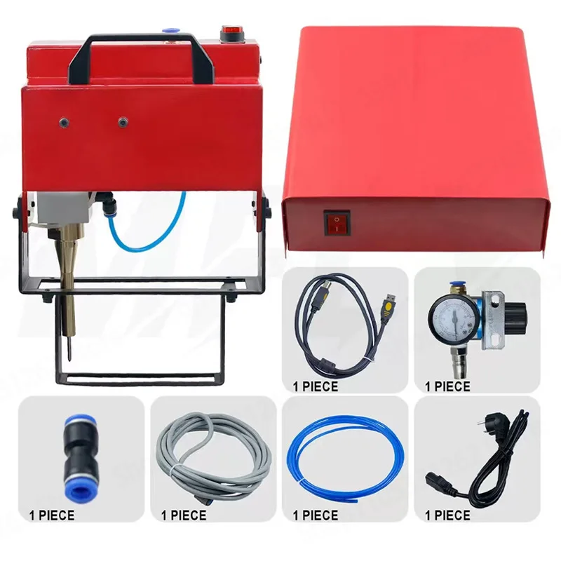 For Pneumatic Marking Machine Portable Metal Machinery Auto Parts Nameplate Industrial Coding Machine