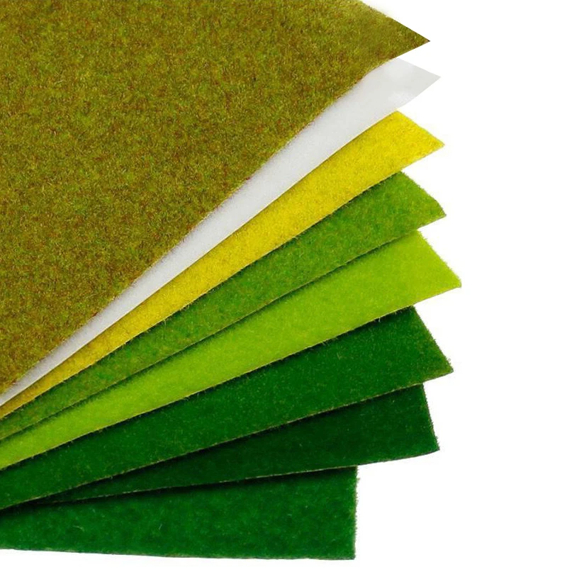 رقيقة الاصطناعي العشب المشهد العشب حصيرة ل نموذج قطار لا لاصق ورقة مشهد تخطيط العشب وهمية العشب ديكور حديقة الملحقات #4