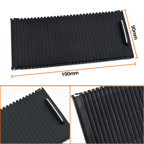 Imagen 2 del producto Soporte para vasos negro, cubierta de marco exterior de persiana enrollable, embellecedor para Mercedes Benz Clase C E W212 W204 C180 C200 C220 C250 C300