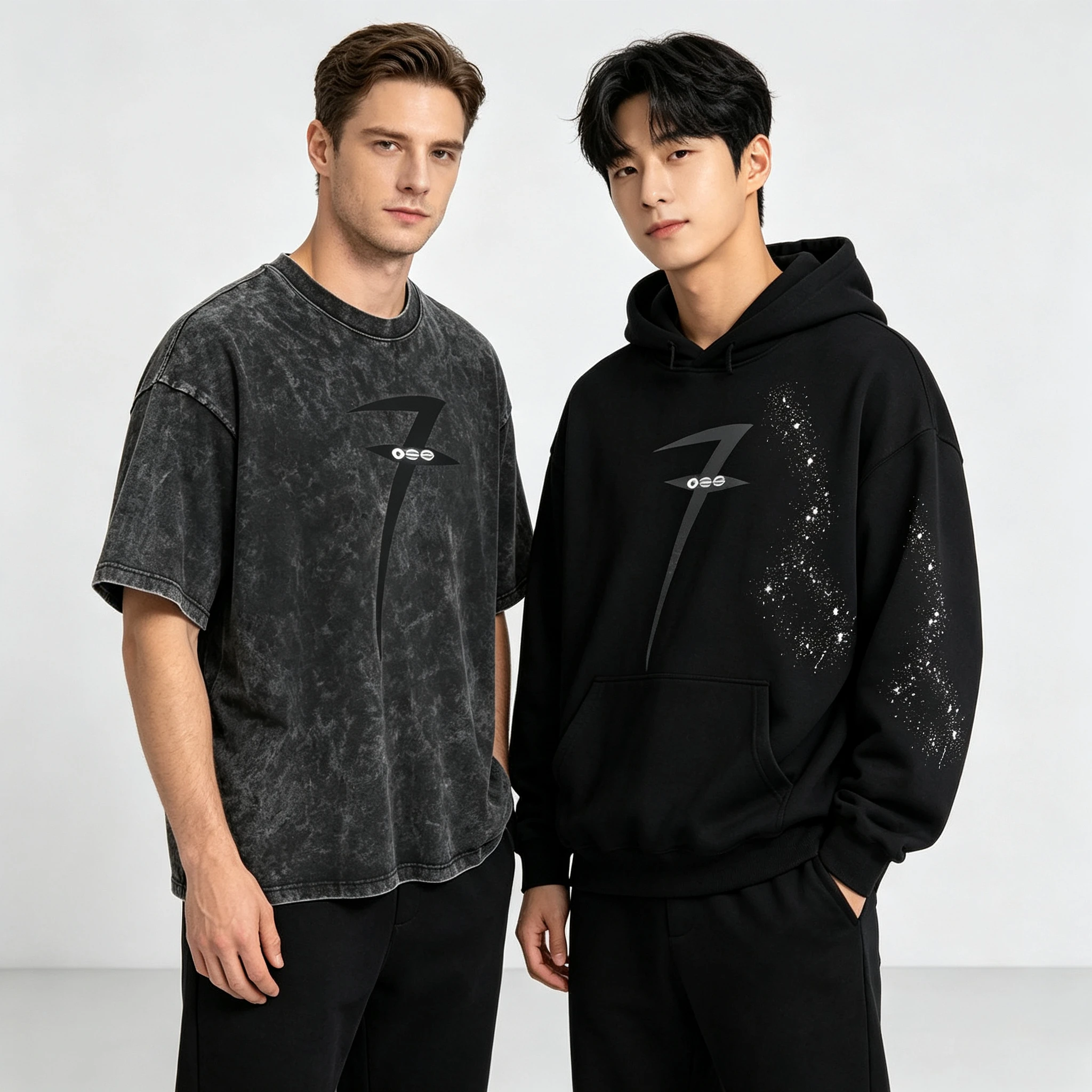 Camiseta Gráfica ARIRANG Galaxy com Efeito Vintage, Manga Curta Oversized, Unissex, Casual para Casais, Presente Souvenir para Fãs de Kpop