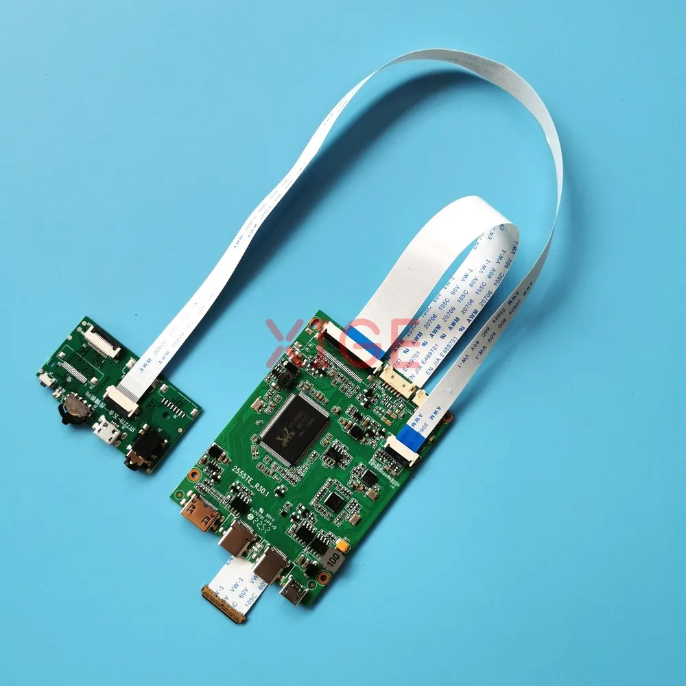 

Плата драйвера ЖК-контроллера для LTN156HL07-301 LTN156HL07-401 DIY Kit Mini-HDMI 2TYPE-C, матрица для ноутбука 15,6 дюйма, 1920x1080, EDP, 30-контактный