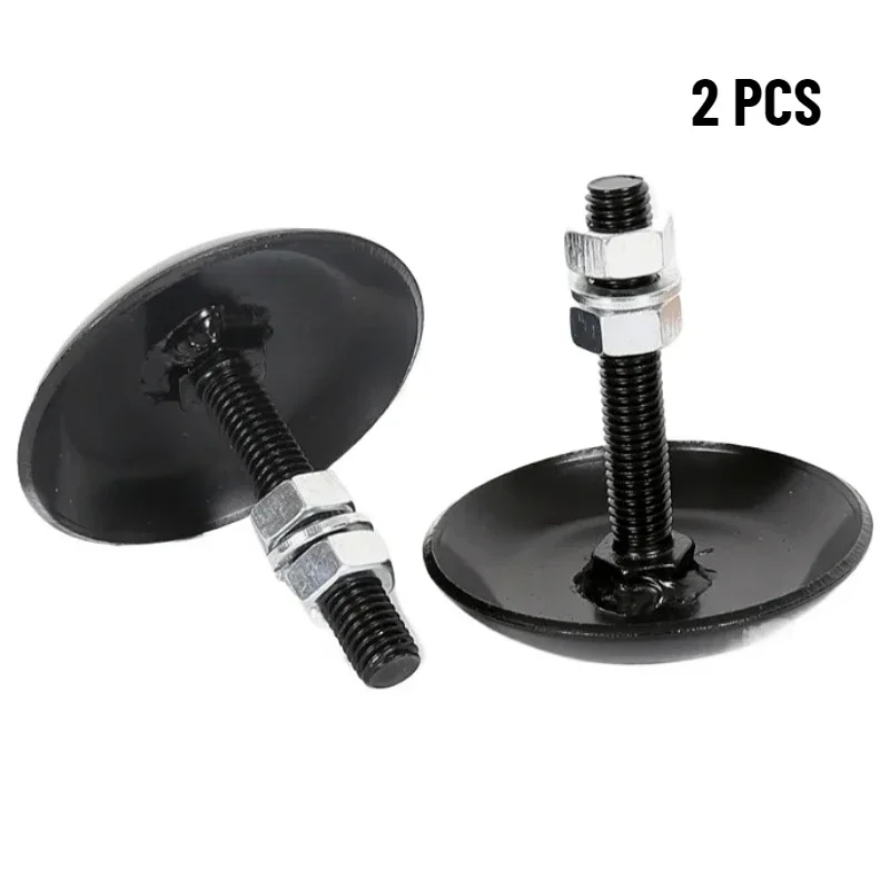 2 piezas 2873423 Zapatos antideslizantes resistentes con cuchilla para quitanieves ATV UTV compatibles con Polaris Ranger Razor Sport-sman Magnum acero negro