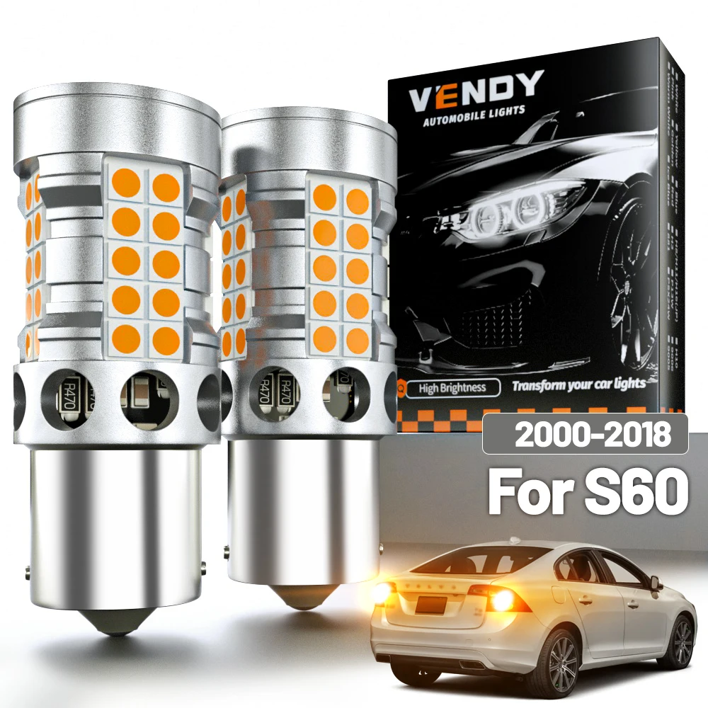 

2pcs LED Rear Turn Signal Light For Volvo S60 2000-2018 Turning Lamp 2008 2009 2010 2011 2012 2013 2014 2015 2016 Accessories