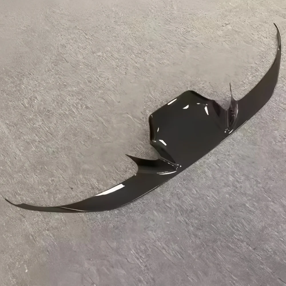 Hot Selling SM Style Dry Carbon Fiber Front Bumper Trim Suitable for Ferrari F8 Modification and Upgrade of Body Components