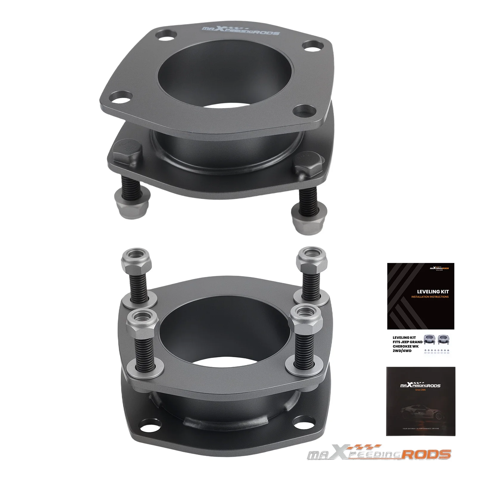 

2" Front Leveling Lift Kit Suit For Jeep Commander XK 2WD 4WD 06-10 Strut Spacer